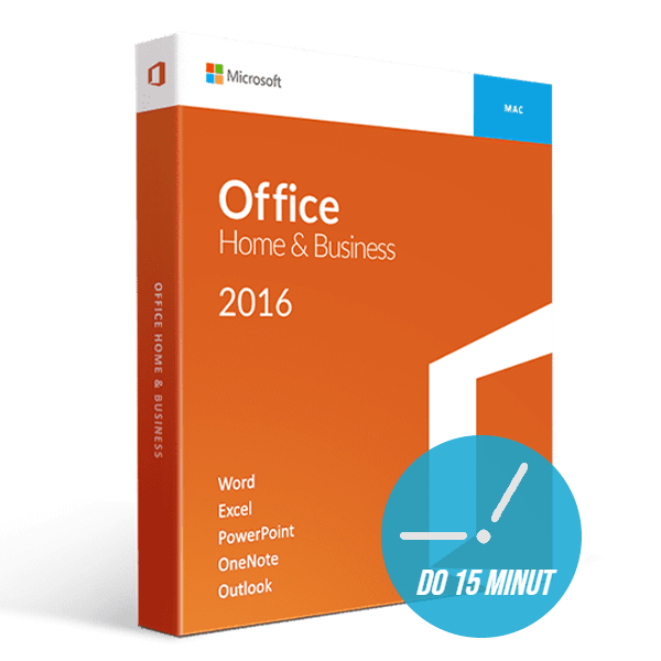 Microsoft Office 2016 pro domácnosti a podnikatele Mac