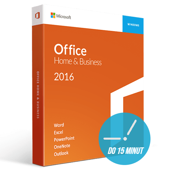 Microsoft Office 2016 pro domácnosti a podnikatele