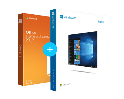 Microsoft Office 2019 pro domácnosti a podnikatele + Windows 10 Home