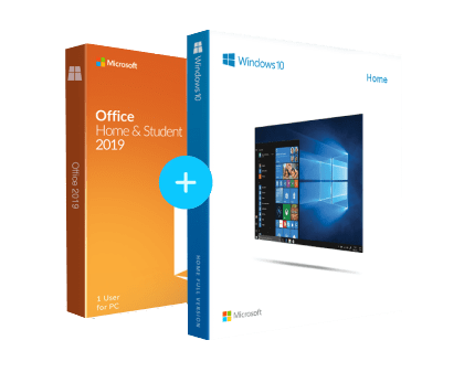 Microsoft Office 2019 pro studenty a domácnosti + Windows 10 Home