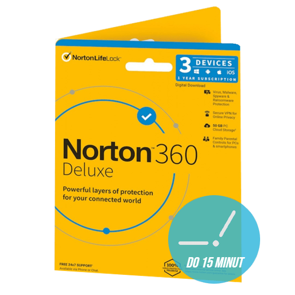 Norton 360 Deluxe pro 3 zařízení