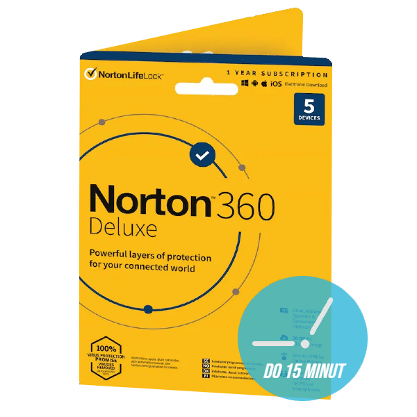 Norton 360 Deluxe pro 5 zařízení