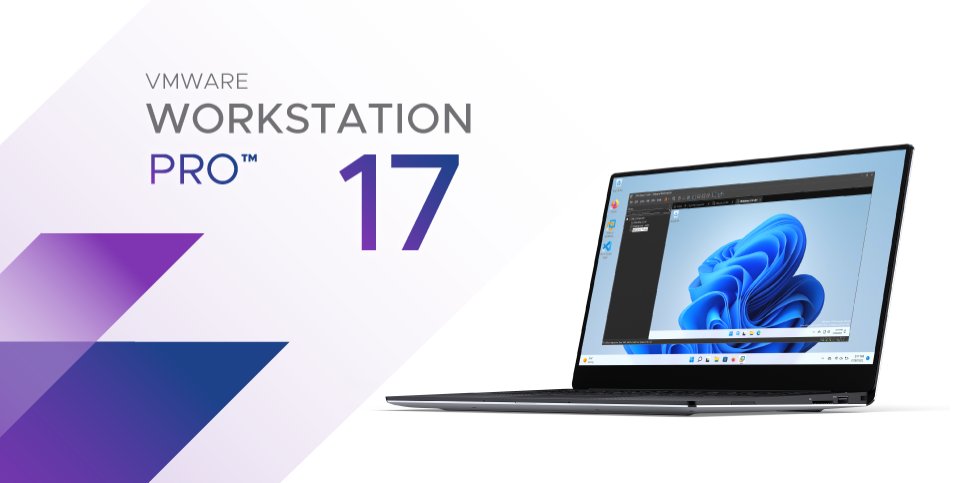 VMware Workstation Pro 17 obrázek v popisu produktu.