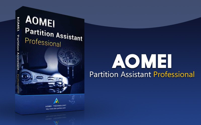 AOMEI Backupper Professional obrázek z programu v popisu produktu.