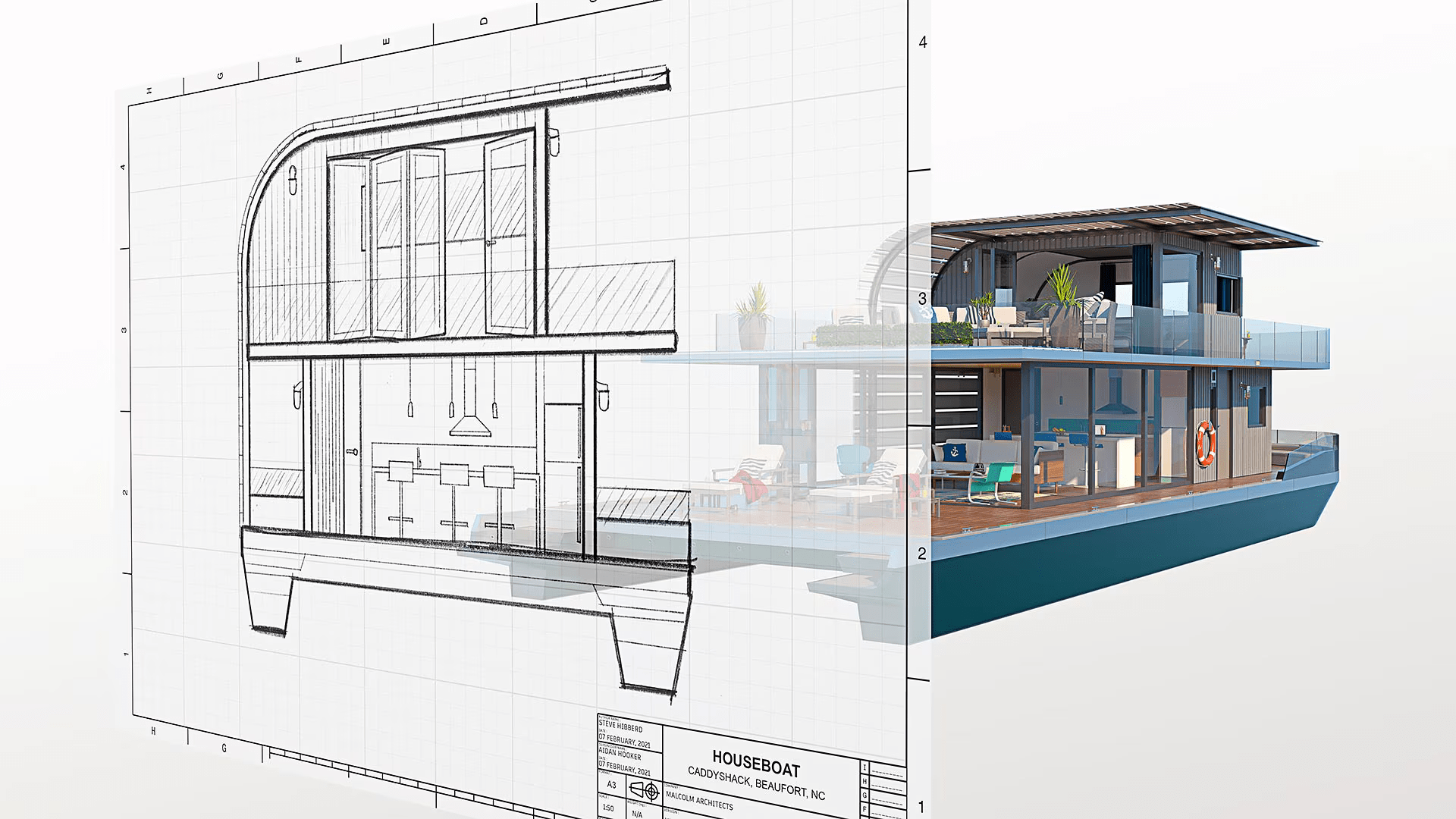 Autodesk AutoCAD Raster Design 2025 obrázek z programu v popisu produktu.