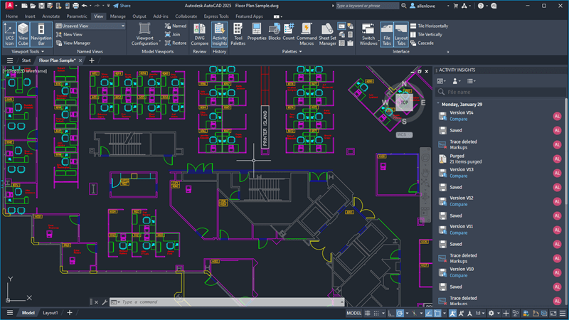 Autodesk AutoCAD Electrical 2025 obrázek z programu v popisu produktu.
