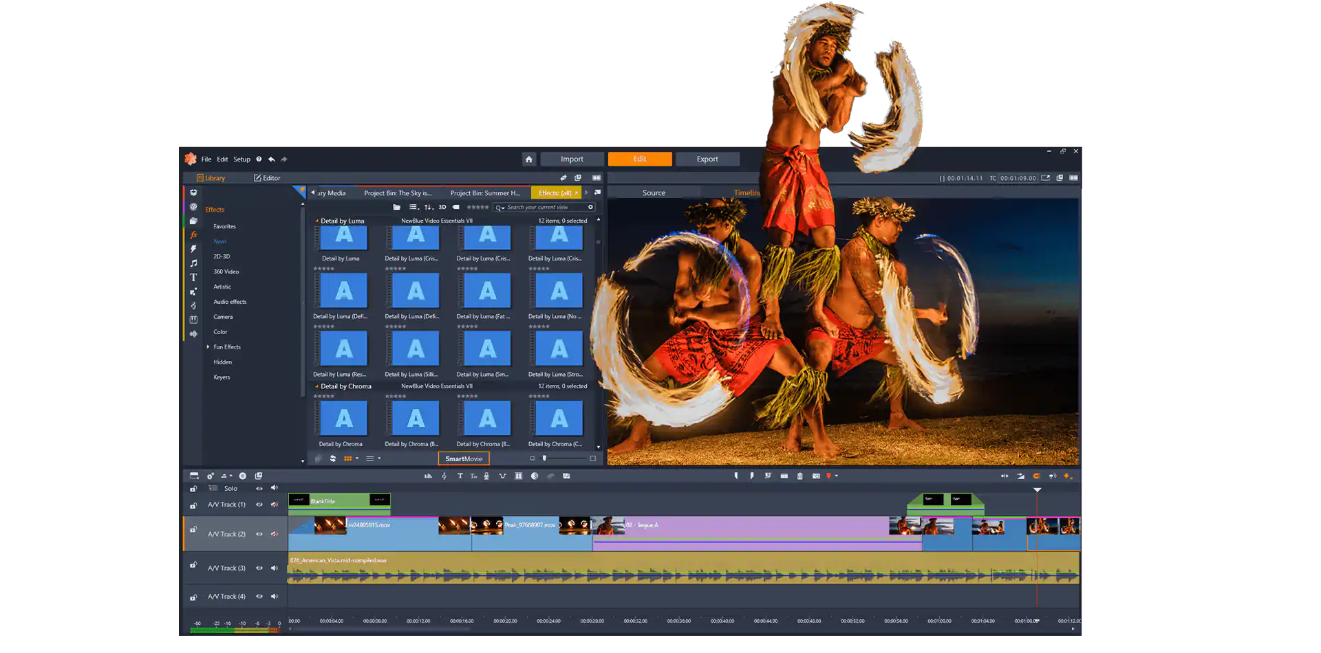 Pinnacle Studio 26 Standard obrázek v popisu produktu.