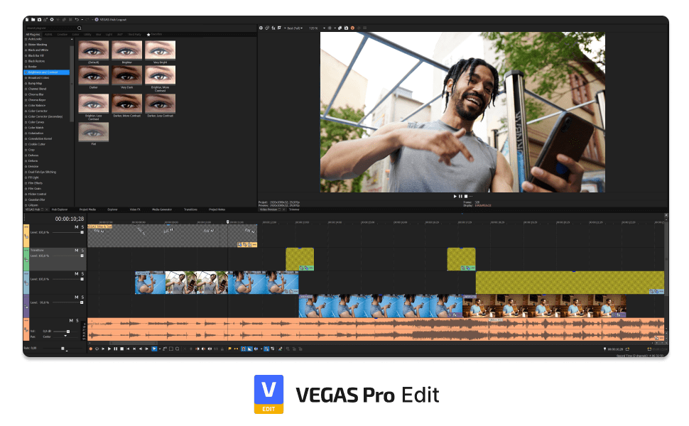 MAGIX VEGAS Pro 21 Edit obrázek v popisu produktu.
