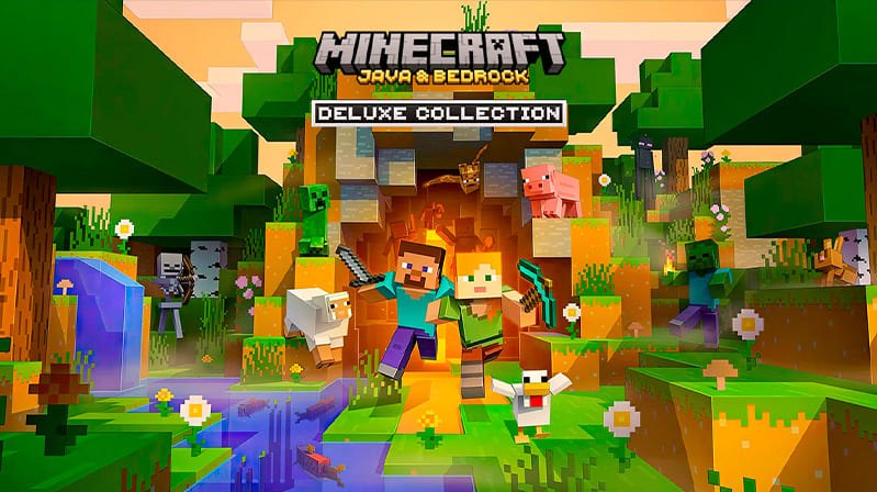 Minecraft Java & Bedrock Edition Deluxe Collection