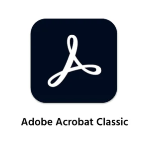 Adobe Acrobat Classic - 3 roky obrázek v popisu produktu.