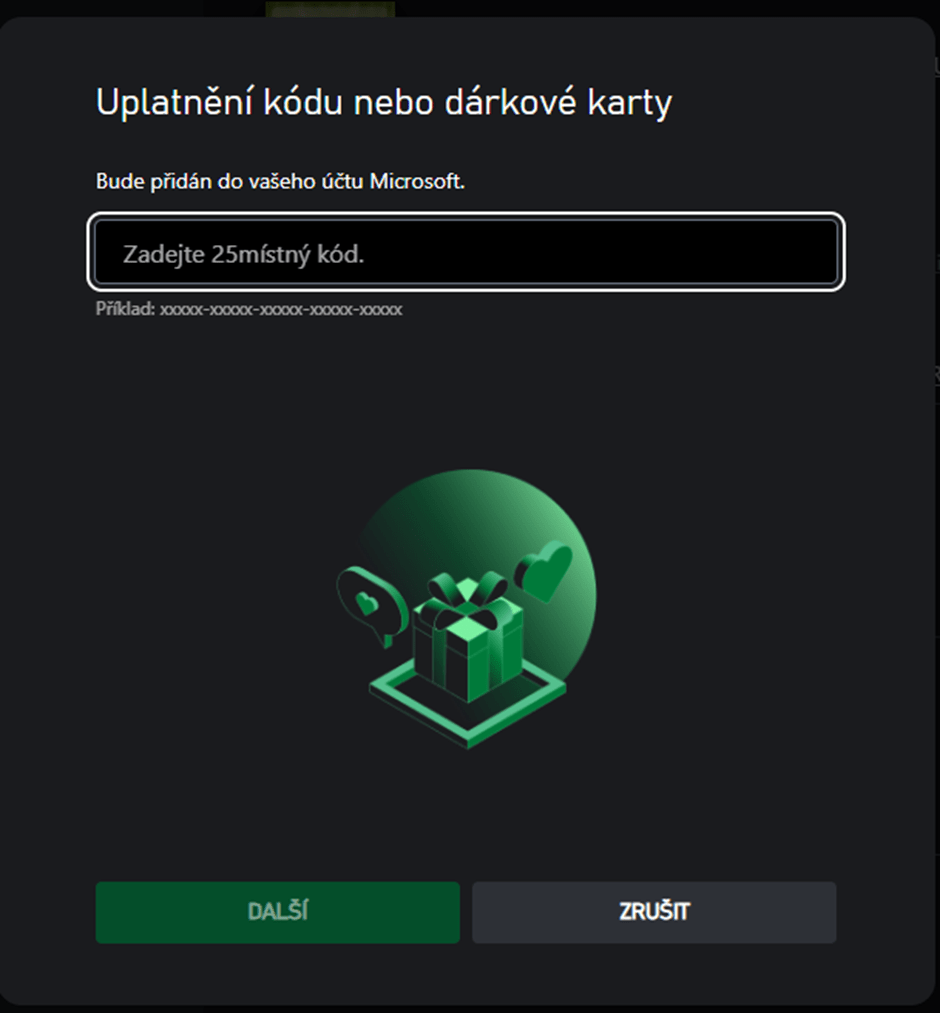 Aktivace Xbox Game Pass
