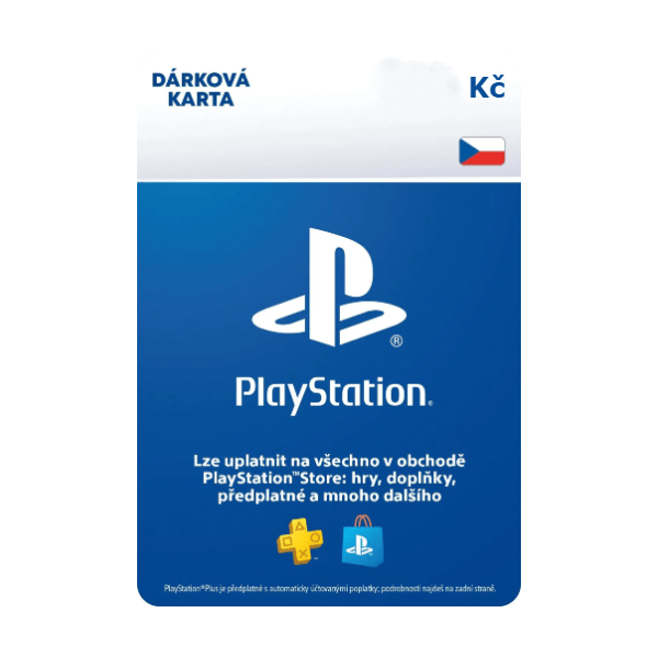 PlayStation Store - dárková karta Kč