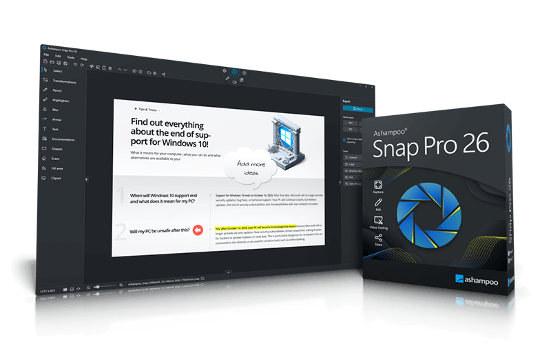 Ashampoo-Snap-Pro-26-obrazek Ashampoo Snap Pro 26 obrázek v popisu produktu.