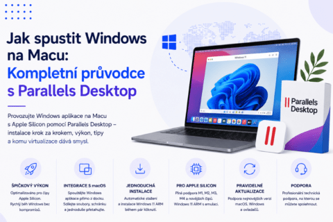 Spuštění Windows na Macu s Apple Silicon pomocí Parallels Desktop